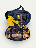 VS Essential Recovery Kit with kinetic rope, shackles, damper, gloves and bag