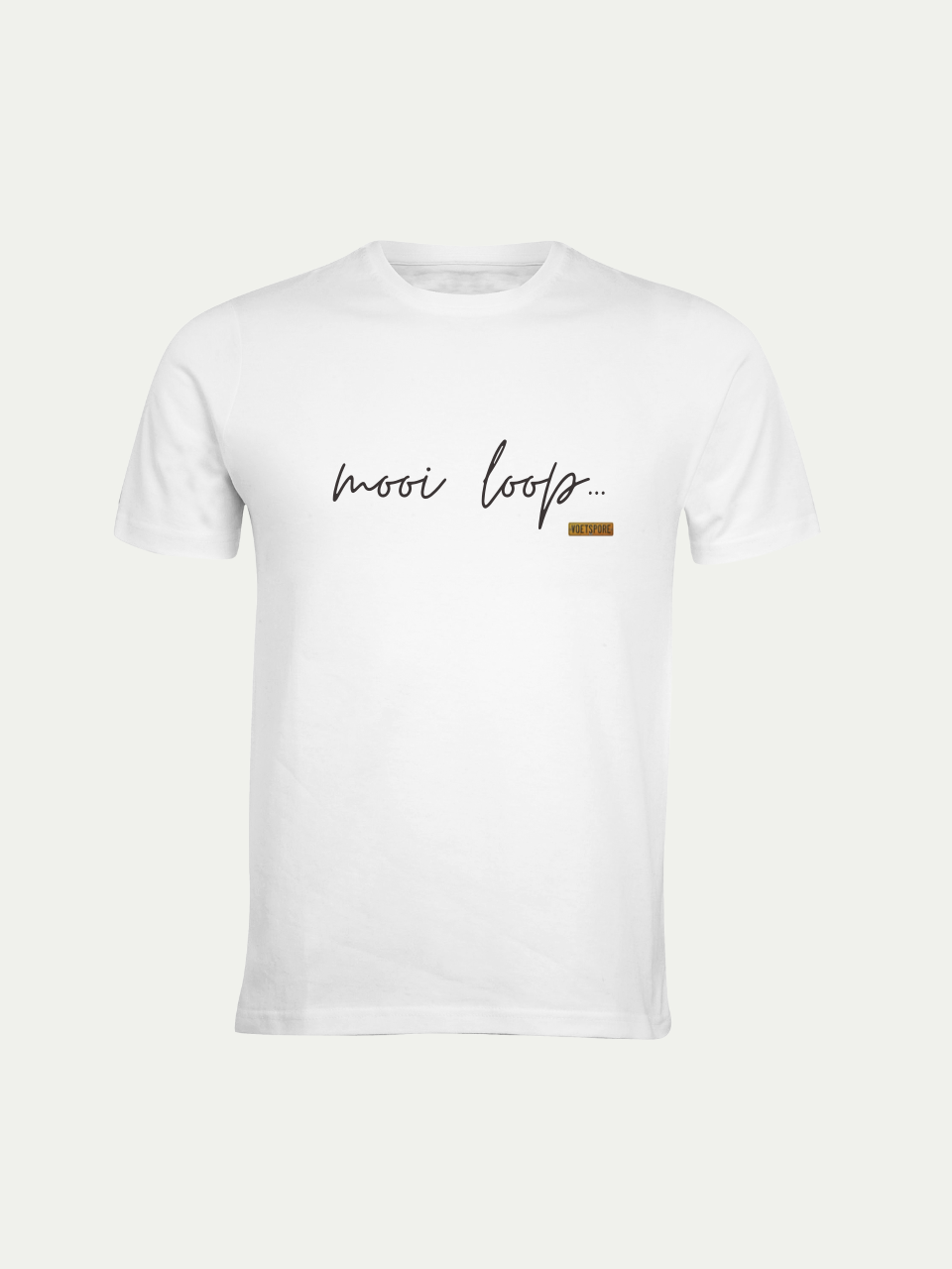 Mooi Loop T-shirt with Voetspore branding