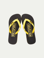 Voetspore Plakkies black and yellow sandals product image