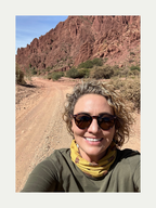 VS Travel Scarf worn during Voetspore overland travel