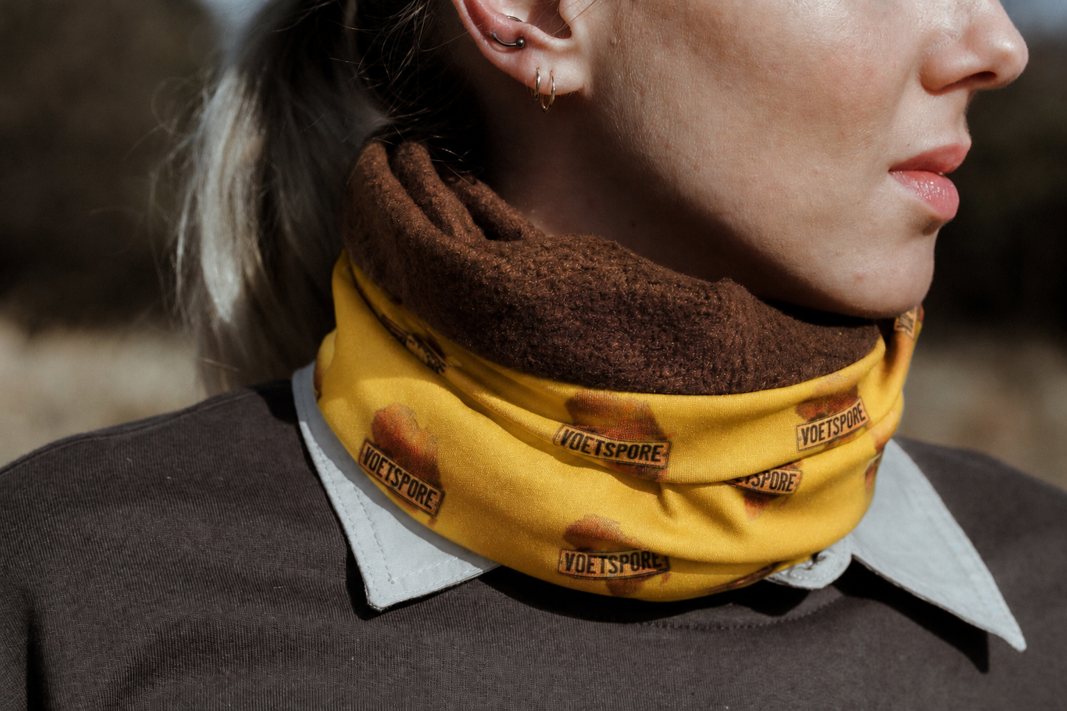 VS Winter Travel Scarf Yellow