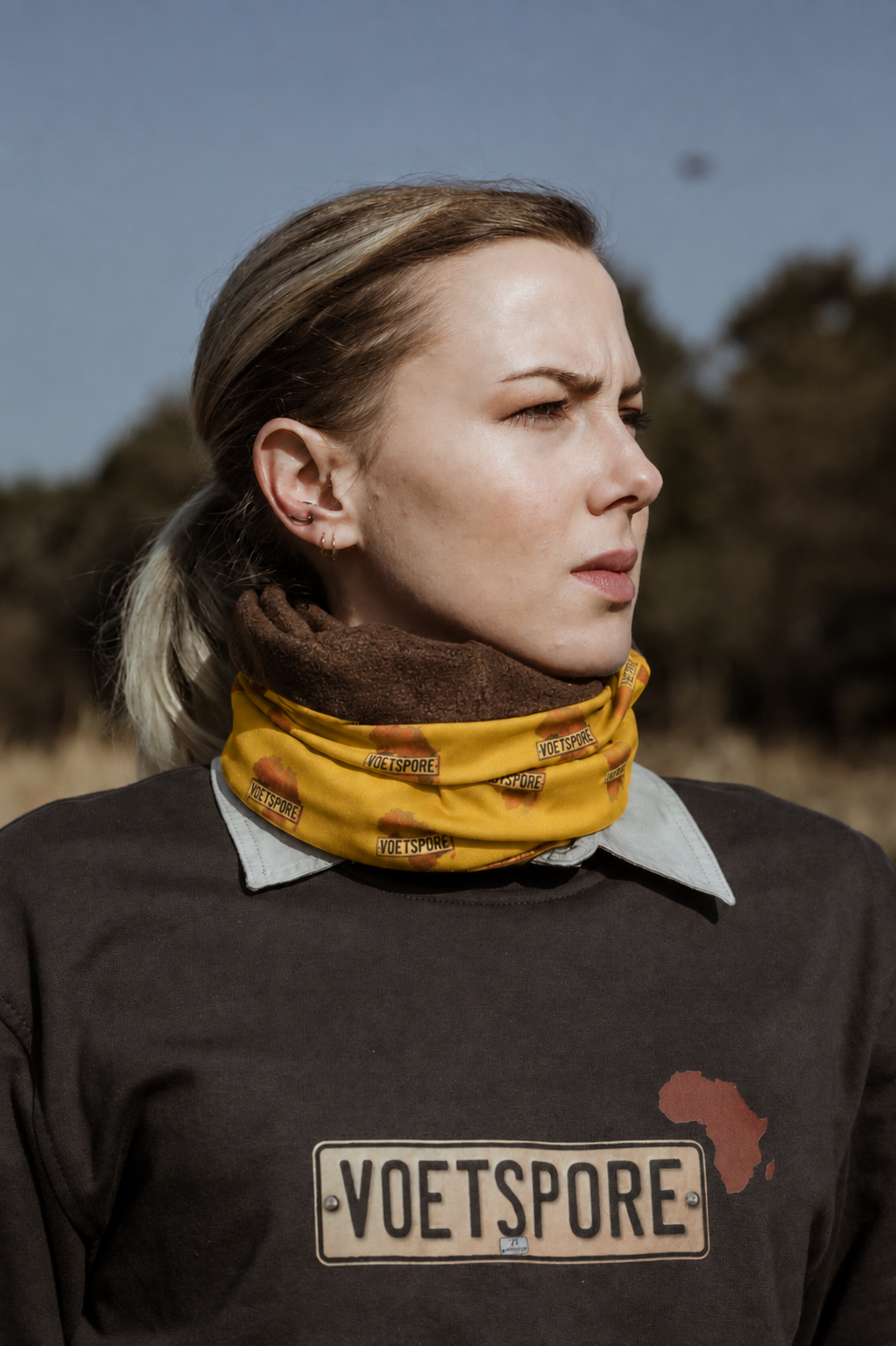 VS Winter Travel Scarf Yellow
