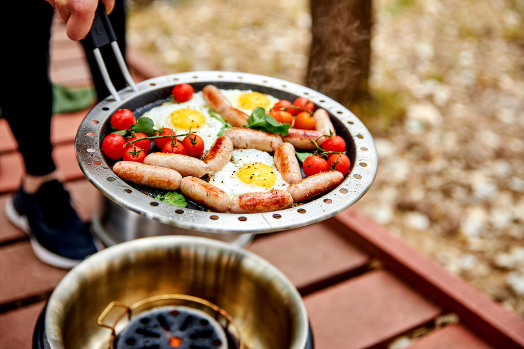 VS COBB Premier frying pan accessory for camping meals
