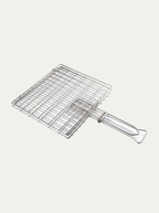 VS Small Braai Grid and Bag for outdoor cooking shown open