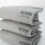 Mooi Loop Grey Crew Neck Sweater back view