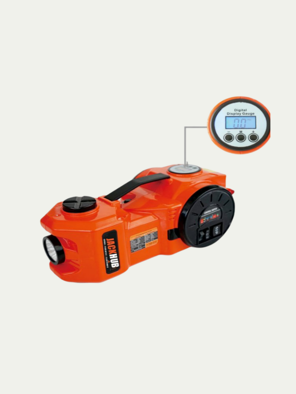 5 Tonne Electronic Jack 12V vehicle jack and inflator kit